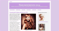 Desktop Screenshot of frisurentrends.com